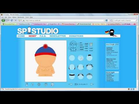 SP Studio Create a South Park Character