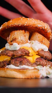 Scallop Bacon Cheeseburger with Oats Overnight 🍔 #oatsovernightpartner | Colin Wingerter