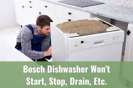 Bosch Dishwasher Won't Start, Stop, Drain, Etc. - Ready To DIY