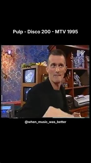 When Music Was Better on Instagram: "Pulp performing 'Disco 2000' and 'I Spy' live on MTV Most Wanted in 1995. "Disco 2000" was included on the band's fifth album, Different Class (1995). Featuring a disco-inspired musical performance, the song was based on Pulp singer Jarvis Cocker's childhood memories of his friend Deborah Bone, whom he had fancied in his youth but could never impress. #Pulp #Disco2000 #MTV #Britpop #90sMusic #IndieRock #LivePerformance #ArchiveFootage #WhenMusicWasBetter"