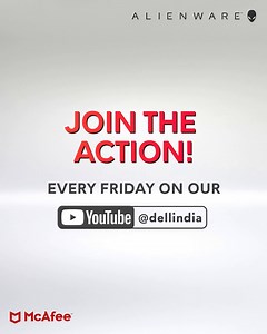 #AlienwareIndiaGames presents ‘Gaming Fridays’! Indulge yourself by participating in online Gaming tournament with some of our champion gamers such as RakaZone Gaming and watch as they take over our YouTube handle and bring Gaming to life! 🔥 Here's a glimpse into last Friday’s YouTube live tournament. #AlienwareIndiaGames #GamingFridays #AlienwareIndia | Alienware