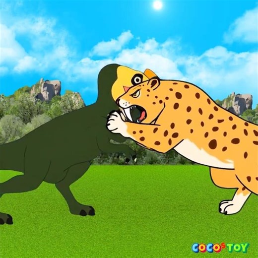 Ep.5｜The story of how I met dinosaurs #shorts ｜dinosaurs story｜CoCosToy