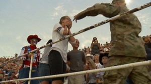 Welcome home! Soldier surprises family at Utah rodeo
