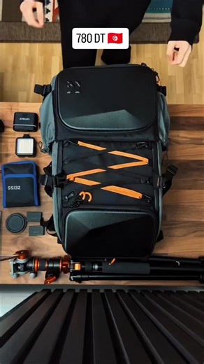 Cine Store Tunisia on Instagram: "K&F CONCEPT Super Large Camera Backpack Bag 33L for 17" Laptop DSLR SLR Cameras"