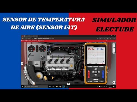 IAT sensor, air temperature sensor (testing and verification) | ELECTUDE simulator