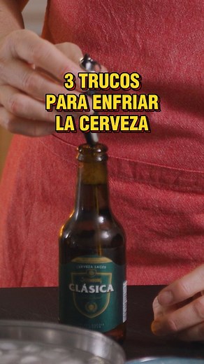 Cómo enfriar rápidamente la cerveza🍺⁣ ⁣ El truco definitivo para congelar las cervezas cuando no tienes tiempo. Con estos tres trucos y consejos podrás tener frías tus bebidas en cuestión de minutos. ¿Tú conoces otros trucos? ⁣ ⁣ 🔸Necesitamos:⁣ ⁣ 3 cervezas (botellín)⁣ 1 bolsa de cubitos de hielo⁣ 1 kg de sal gruesa⁣ Papel de cocina⁣ Congelador⁣ ⁣⁣⁣ 👉🏻 Síguenos @directopaladar⁣⁣⁣⁣⁣⁣⁣⁣⁣⁣ ⁣⁣⁣⁣⁣⁣⁣⁣⁣⁣ #cerveza #cervezafria #consejosdecocina #trucosdecocina #directoalpaladar #RecetasLifesGood #Li