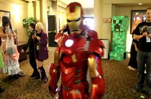 Realistic Iron Man costume.