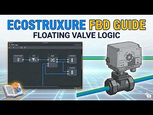 Floating Actuator Valve FBD Tutorial | Schneider EcoStruxure BMS