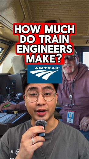 Workers Club NYC - By Bandana on Instagram: "How much do Train (Locomotive) Engineers make in salary at Amtrak? #jobs #jobsearch #salary #railroadlife #conductor #locomotive #locomotiveengineer #trainengineer #amtrak #amtraktrain"