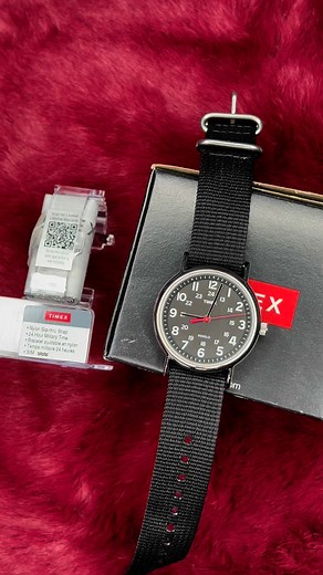 4 comments | ❤️Timex Weekender T2N647 Black Dial 38mm Fabric Strap Watch | Timepiece Avenue | Facebook