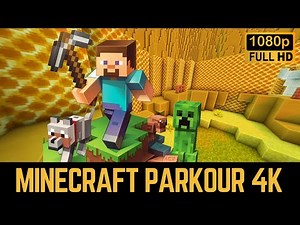 Minecraft Parkour Gameplay 4K | Minecraft gameplay