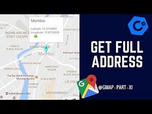 C# GMap - How to Get an Address from Latitude and Longitude? - Part XI
