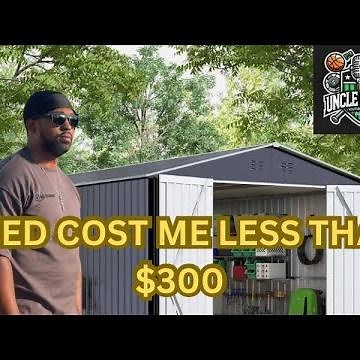 DIY Shed 8x12 Budget Beast $300 from Amazon HOGYME PART 1