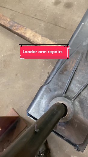 Loader arm repairs #BeUnbxd #agri #agrispec #fitting #machining #millwright #boring #agrimechanic