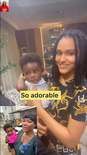 Destiny Etiko’s goddaughter bonding nicely with her lookalike baby as she welcomes her to her home