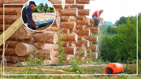 Constructing a Log Home from Large Logs: Detailed Step-by-Step Construction Process