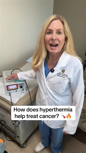 Leigh Erin Connealy, M.D. | Hyperthermia is a non-toxic cancer treatment that works by gently heating tumor tissue usually to around 105–113°F to weaken or destroy... | Instagram