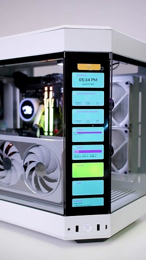 Our LCD Screen is back in stock! Check out our website to get yours now ✨ #hyte #hyteupsetup #gamingontiktok #pcmodding #pcmr