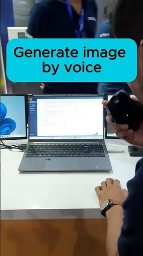 Generate Images Using Voice Commands | Voice Controlled Mouse #shorts