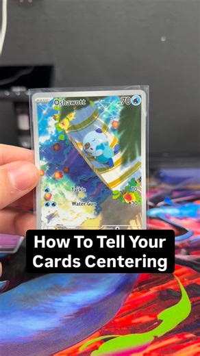 CardGeekFlips on Instagram: "This is my go to method for looking at centering on the fly. This is a great skill to learn if you plan on grading! How do you center?"