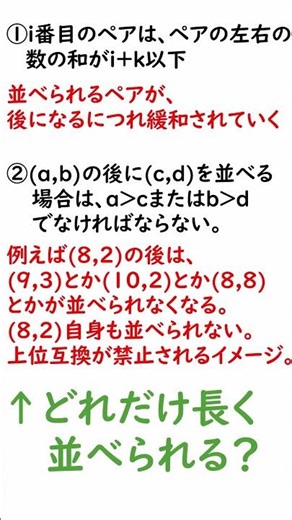 Problems arranging pairs of integers #math #aivoice #IoriYumizuru #NewYear