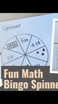 Bingo Math for Preschooler | Simple Low Prep Math Activities