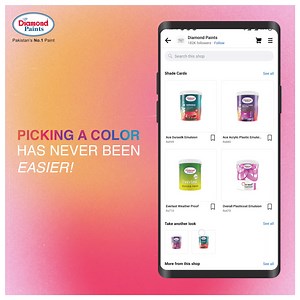 Pick the right shade from a variety of color options in just a few clicks. Head to our Facebook Shop or visit our website to view shade cards: www.diamondpaints.com/brochures-and-shade-cards/ #No1PaintBrand | Diamond Paints