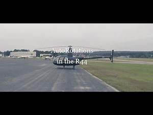 Straight In Autorotation with Power Recovery R44 Raven II Robinson Helicopter Training