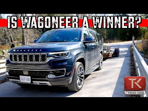 Towing with the Jeep Wagoneer - Does this Big Jeep SUV Tow Well? Let's Find Out + 0-60!