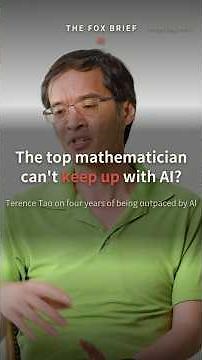 Terence Tao Says AI Is Moving Math Too Fast to Track
