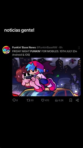 lo logramos bebé!🔥🔥😭 #fnf #portmobile #fridaynightfunkin #news #android #apple #fpy