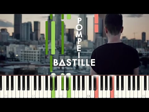 Pompeii - Bastille [Piano Tutorial] (Synthesia)