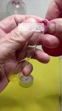 La reacción de KIO3 con HCl