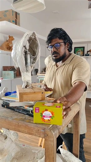 Manikandan Kanchana on Instagram: "F&Q The material I use is available on Amazon. #fevicryl #fevicrylhobbyideas #fevicrylhobbyideasindia"