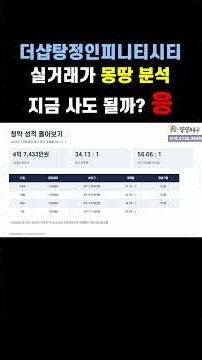 The Sharp Tangjeong Infinity City: A Complete Analysis of Actual Transaction Prices!! Should You ...