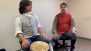 4.2K views · 156 reactions | Happy Juneteenth! As part of the content we're sharing this week, Jug Broke Theatre Co. musicians Stephen and Wayne are sharing instruments and music introduced to America by African Americans, including this performance of “In the Fields of Frost and Snow” performed on the jaw harp and coopered drum. Learn more on the blog here: bit.ly/3hySMQp And be sure to join our live stream this afternoon here: bit.ly/37BkuYd | Colonial Williamsburg | Facebook