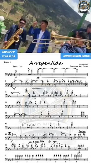 ARREPENTIDA TROMBONE#arrepentida #trombone #band #marchingband #orquestal