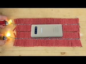 Samsung Galaxy S10 vs 1000 Firecrackers