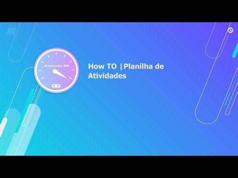 How TO | TCOP Planilha de Atividades #totvs_construção