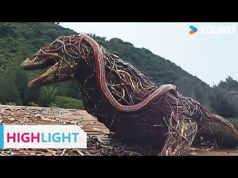 ENGSUB 女人把巨蜥引向陷阱，巨蜥被炸倒，小蛇聚集来复仇！！|【巨蜥 Varanus Priscus】| YOUKU MOVIE | 优酷电影