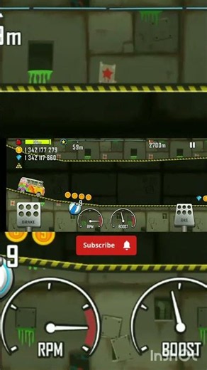 hill climb racing gameplay subscribe me know 🙏😭