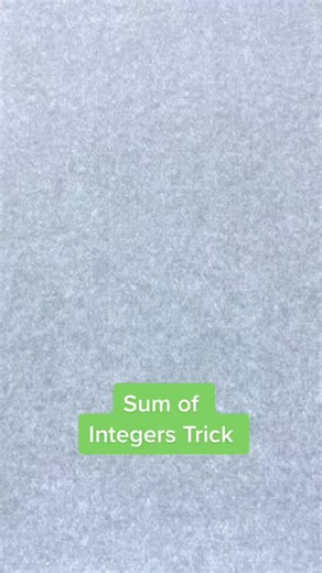 …unless they know the trick too…then you’ll just look like an idiot. #math #learnontiktok #tiktoktaughtme #STEM #mathtrick