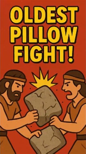 The Oldest Known Pillow Fight