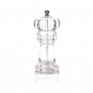 Manual Pepper Salt Pepper Spice Bottle Kitchen Cooking Grinding Tool (Transparent)