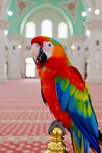 talking parrot viral short video