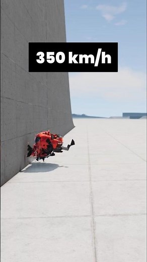 Bugatti Chiron Crash Test - Beamng Drive #beamngexperiments #automobile #shorts #short #crash