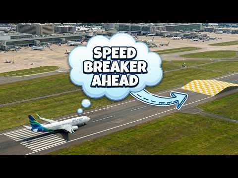 What Happens If a speed breaker comes in middle of runway? 🤯✈️