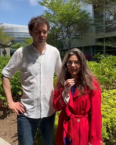 At last month's International Conference on Learning Representations, Andreea and Sergii — a research scientist & research engineer at Google DeepMind — led a demo on protein function prediction. Learn more about the challenges they faced and the future of their work! | Life at Google