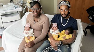 Mom of twins gives birth to triplets