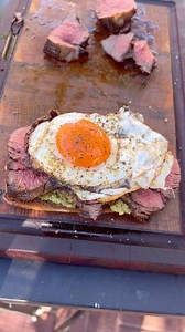 1.6M views · 46K reactions | Filet mignon steak and eggs sandwich | Miguels cookingwithfire | Facebook